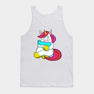 Unicorn at Sleeping with Pillow Tank Top